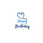 Stickdatei Schriftzug Happy Birthday, Glückwunsch, Geburtstag - Sewando