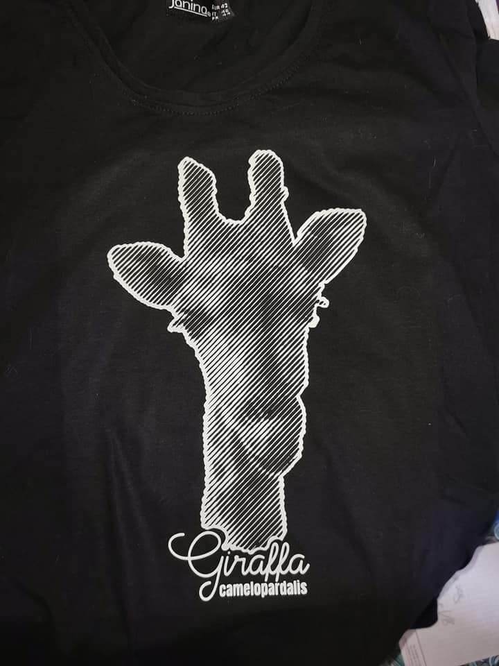 Plotterdatei GIRAFFE Giraffa camelopardalis - 4 Versionen inkl Offset Versionen LINEART - Sewando