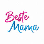 Stickdatei Schrift Familie, Rahmen ab 10 cm x 10 cm, Mama, Papa, Oma, Opa, Schriftzug, Spruch, Bruder, Schwester - Sewando