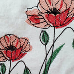 Stickdatei Klatschmohn - je zwei Varianten, 10x10 und 13x18, Mohn, Blume - Sewando