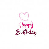 Stickdatei Schriftzug Happy Birthday, Glückwunsch, Geburtstag - Sewando
