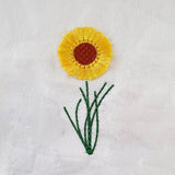 Stickdatei Fransenblume - Rahmen ab 10 cm x 10 cm, Blume, Sonnenblume, Fransen - Sewando