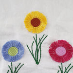 Stickdatei Fransenblume - Rahmen ab 10 cm x 10 cm, Blume, Sonnenblume, Fransen - Sewando