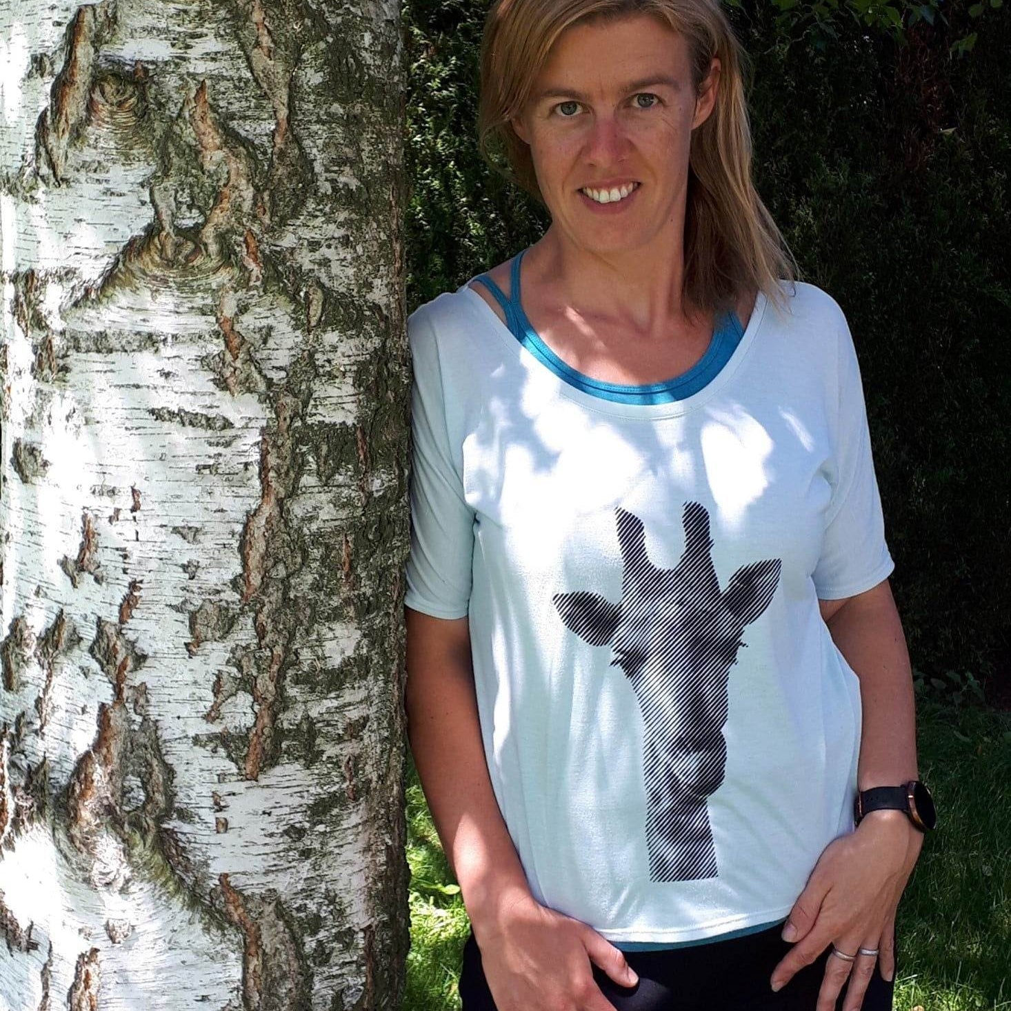 Plotterdatei GIRAFFE Giraffa camelopardalis - 4 Versionen inkl Offset Versionen LINEART - Sewando