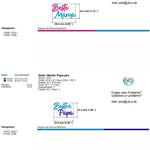 Stickdatei Schrift Familie, Rahmen ab 10 cm x 10 cm, Mama, Papa, Oma, Opa, Schriftzug, Spruch, Bruder, Schwester - Sewando