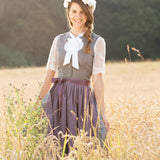 Dirndl DONNA mit angeschnittenem Tropfenausschnitt, Gr. 32-50, PDF Schnittmuster