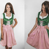 Dirndl mit Herzausschnitt inkl. Dirndlbluse Gr. 32-50 in 2 Cup Größen, Dirndl BELLA, PDF Schnittmuster