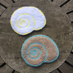 Abschminkpad Schneckenhaus Stickdatei ITH 10x10 cm Waschpad Muschel Meer Strand maritim Sommer Garten - Sewando