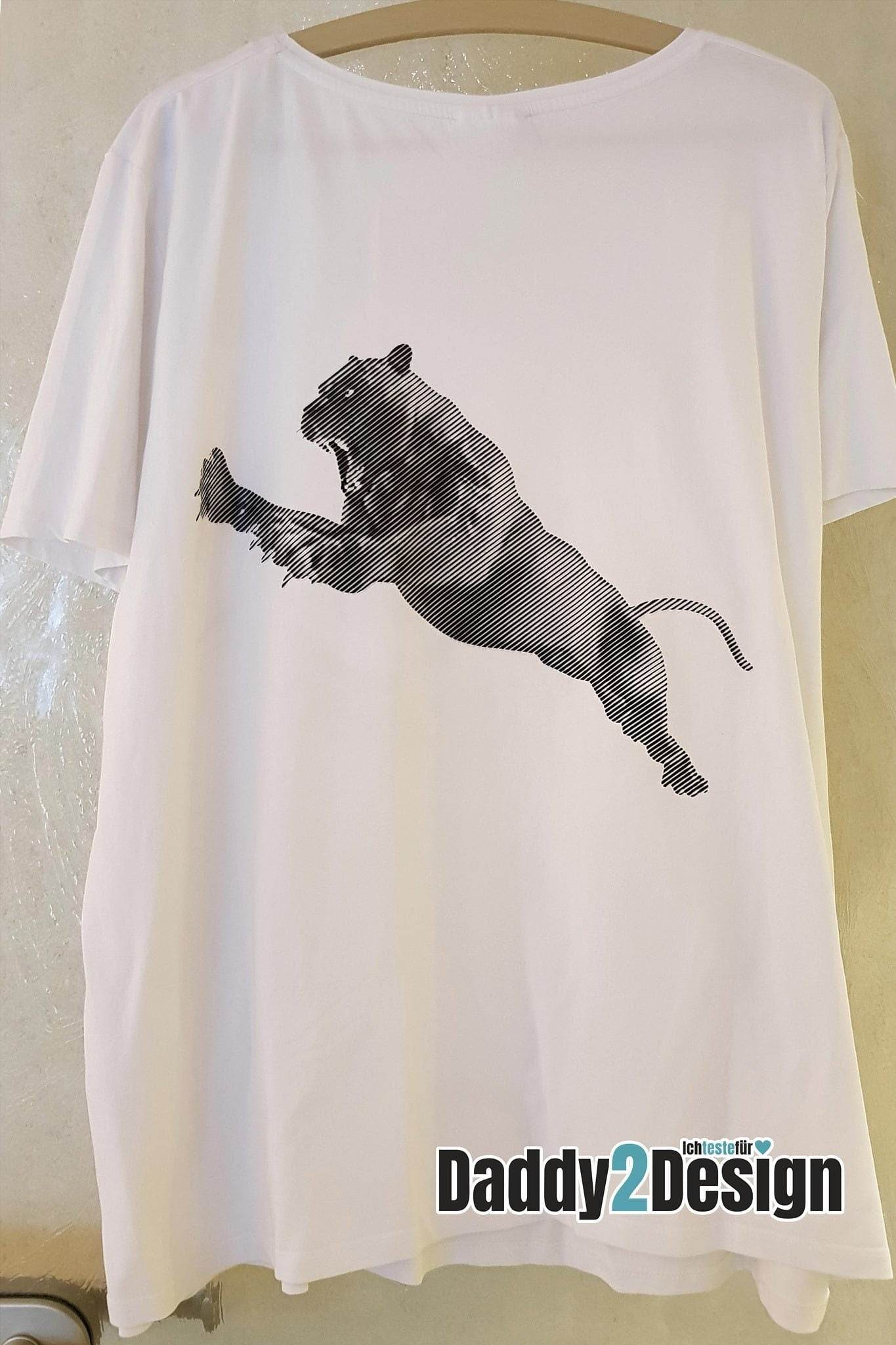 PANTHER LineArt in 3 Versionen mit speziell geteilter A4 Version Plotter und Laser-Datei als SVG und DXF - Sewando