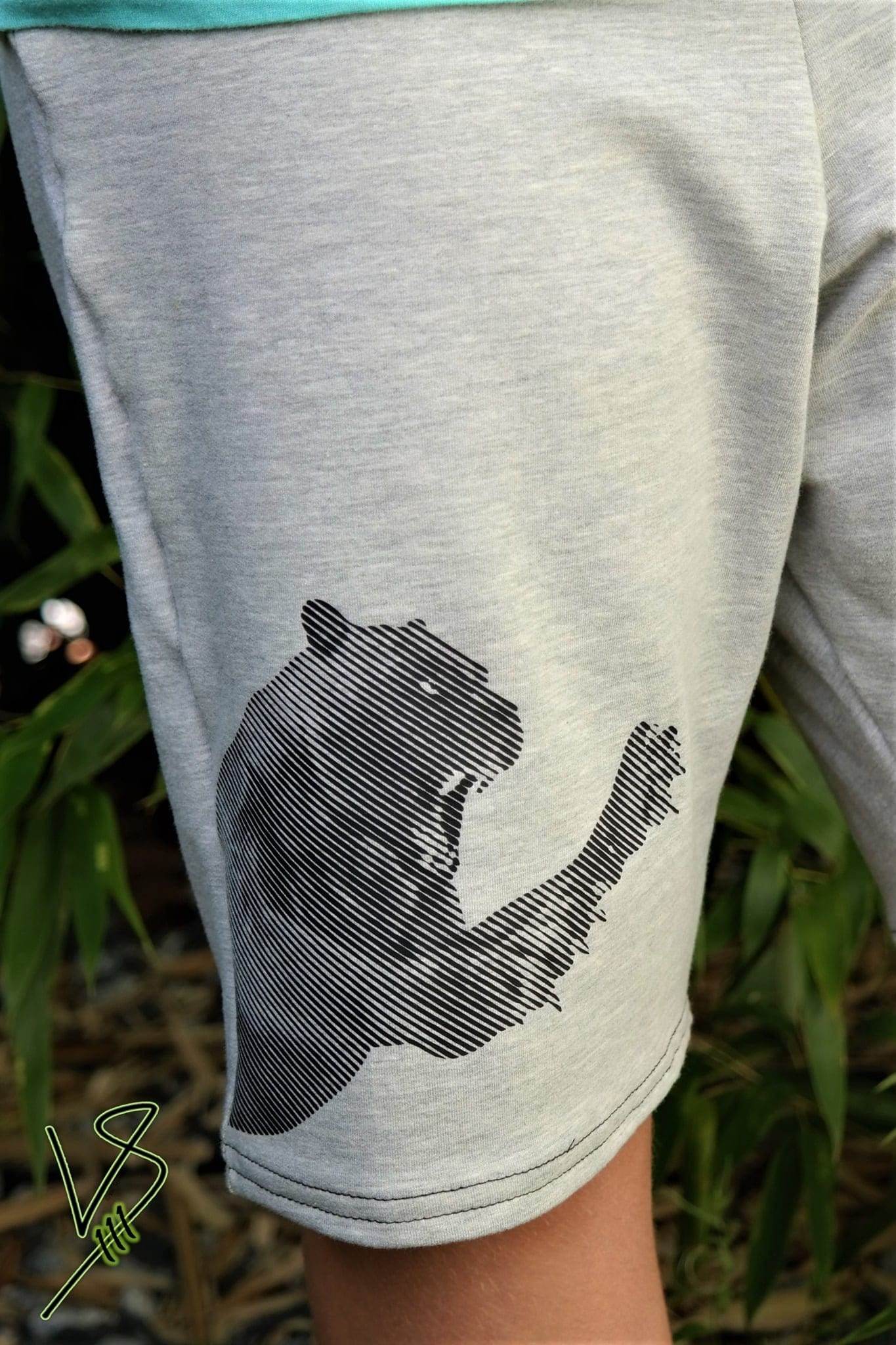 PANTHER LineArt in 3 Versionen mit speziell geteilter A4 Version Plotter und Laser-Datei als SVG und DXF - Sewando