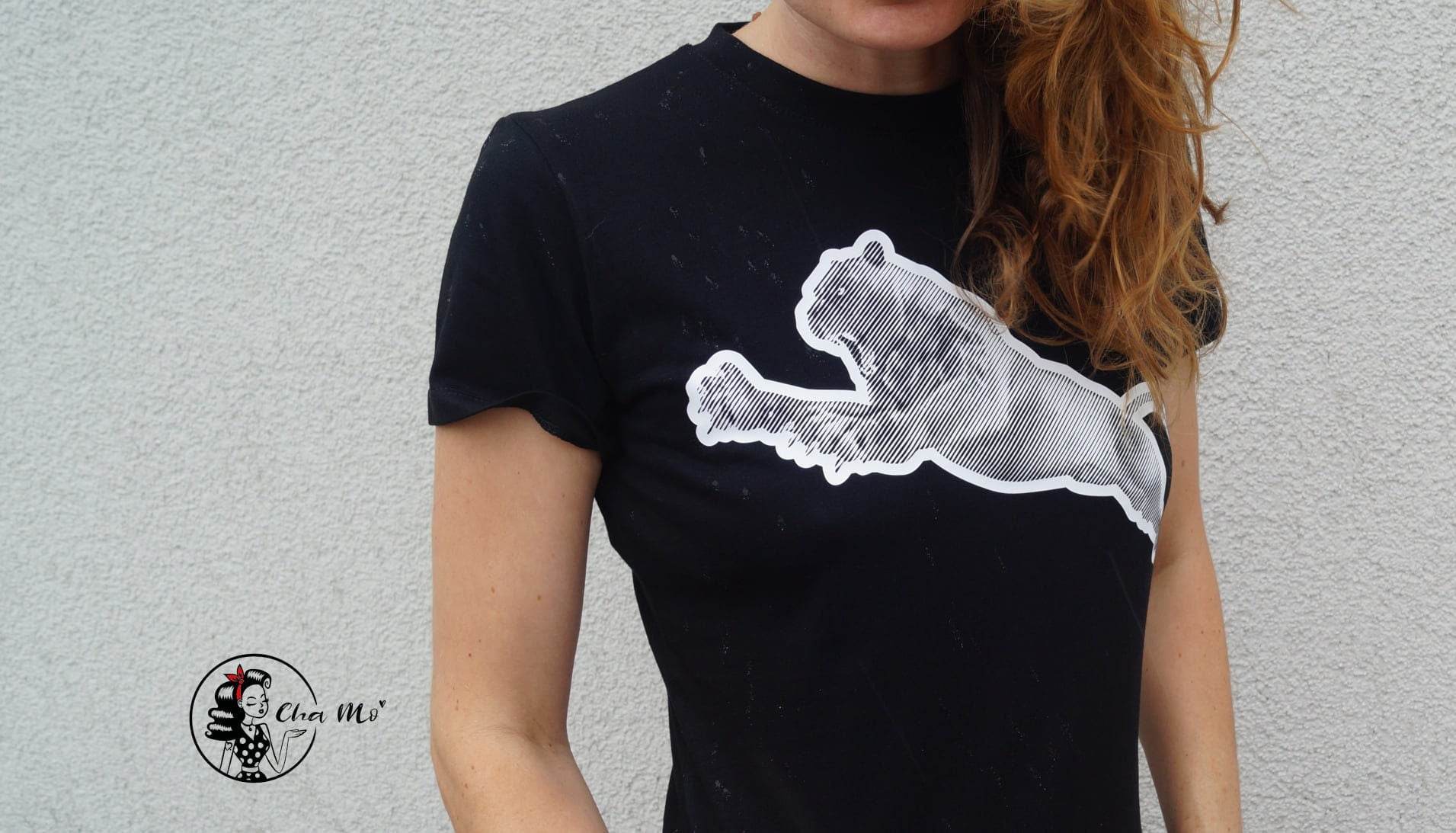 PANTHER LineArt in 3 Versionen mit speziell geteilter A4 Version Plotter und Laser-Datei als SVG und DXF - Sewando