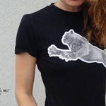 PANTHER LineArt in 3 Versionen mit speziell geteilter A4 Version Plotter und Laser-Datei als SVG und DXF - Sewando