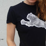 PANTHER LineArt in 3 Versionen mit speziell geteilter A4 Version Plotter und Laser-Datei als SVG und DXF - Sewando