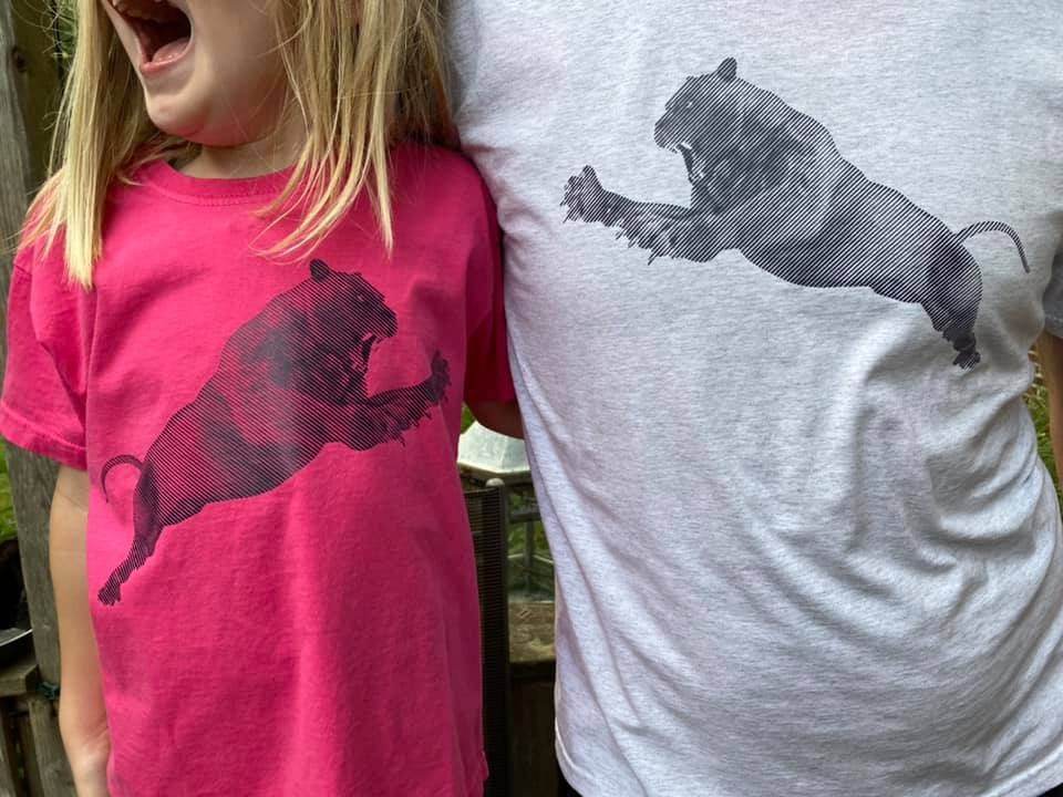 PANTHER LineArt in 3 Versionen mit speziell geteilter A4 Version Plotter und Laser-Datei als SVG und DXF - Sewando