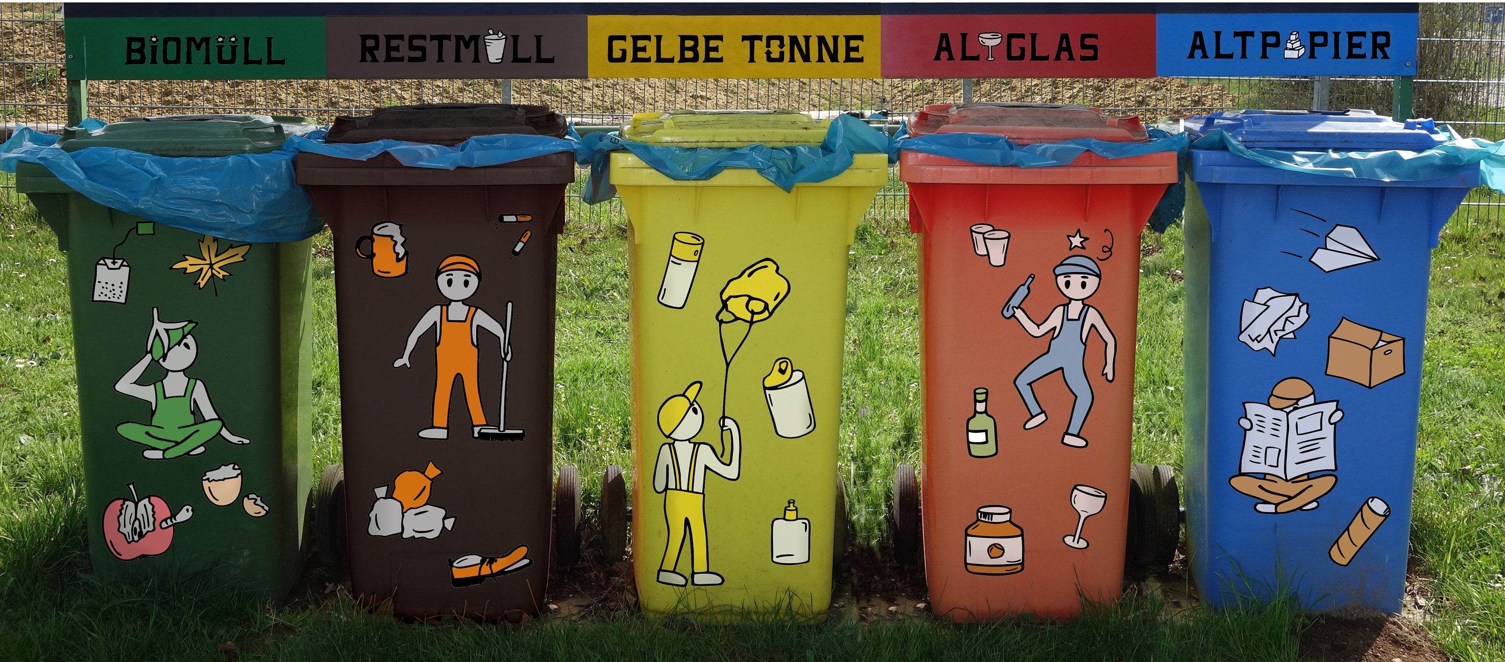 Plotterdateien-Bundle ALLE MÜLLMÄNNCHEN svg + dxf - Sewando