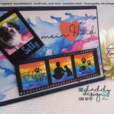 Plotterdatei DOGLOVE - HUNDELIEBE - Erwachsene - gemischte Rassen SVG DXF PLOTT - Sewando