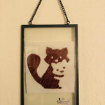 Schatten-Stickdatei - Waschbaer-Fuchs-Katzen - 10x10 18x13, - Sewando