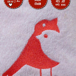 Schatten-Illusions-Stickdatei - Vögel - 10x10 18x13 - Sewando