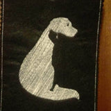 Schatten-Illusions-Stickdatei - Hunde Liebe 1 - 10x10 18x13, Stickdatei - Sewando