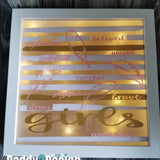 Plotterdatei GIRLS WORLD - dein Style dein Leben SVG und DXF - Sewando