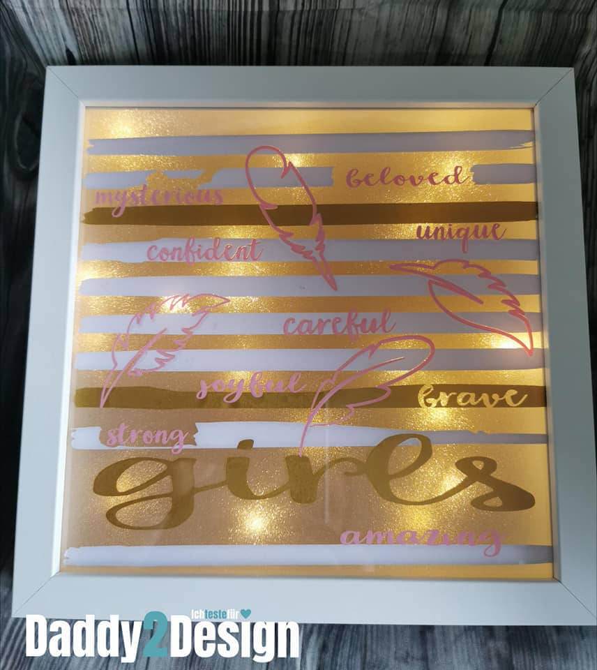 Plotterdatei GIRLS WORLD - dein Style dein Leben SVG und DXF - Sewando