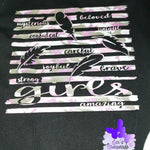 Plotterdatei GIRLS WORLD - dein Style dein Leben SVG und DXF - Sewando