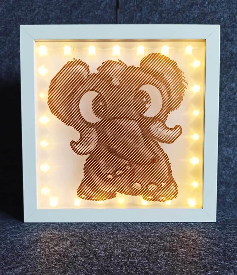 DATIMA - das Daddy-Tintenrebell-Mammut - Design mein Design, Plotter und Laser-Datei als SVG und DXF - Sewando