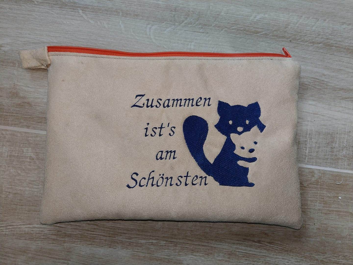 Schatten-Stickdatei - Waschbaer-Fuchs-Katzen - 10x10 18x13, - Sewando
