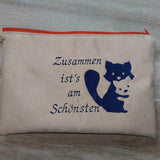 Schatten-Stickdatei - Waschbaer-Fuchs-Katzen - 10x10 18x13, - Sewando