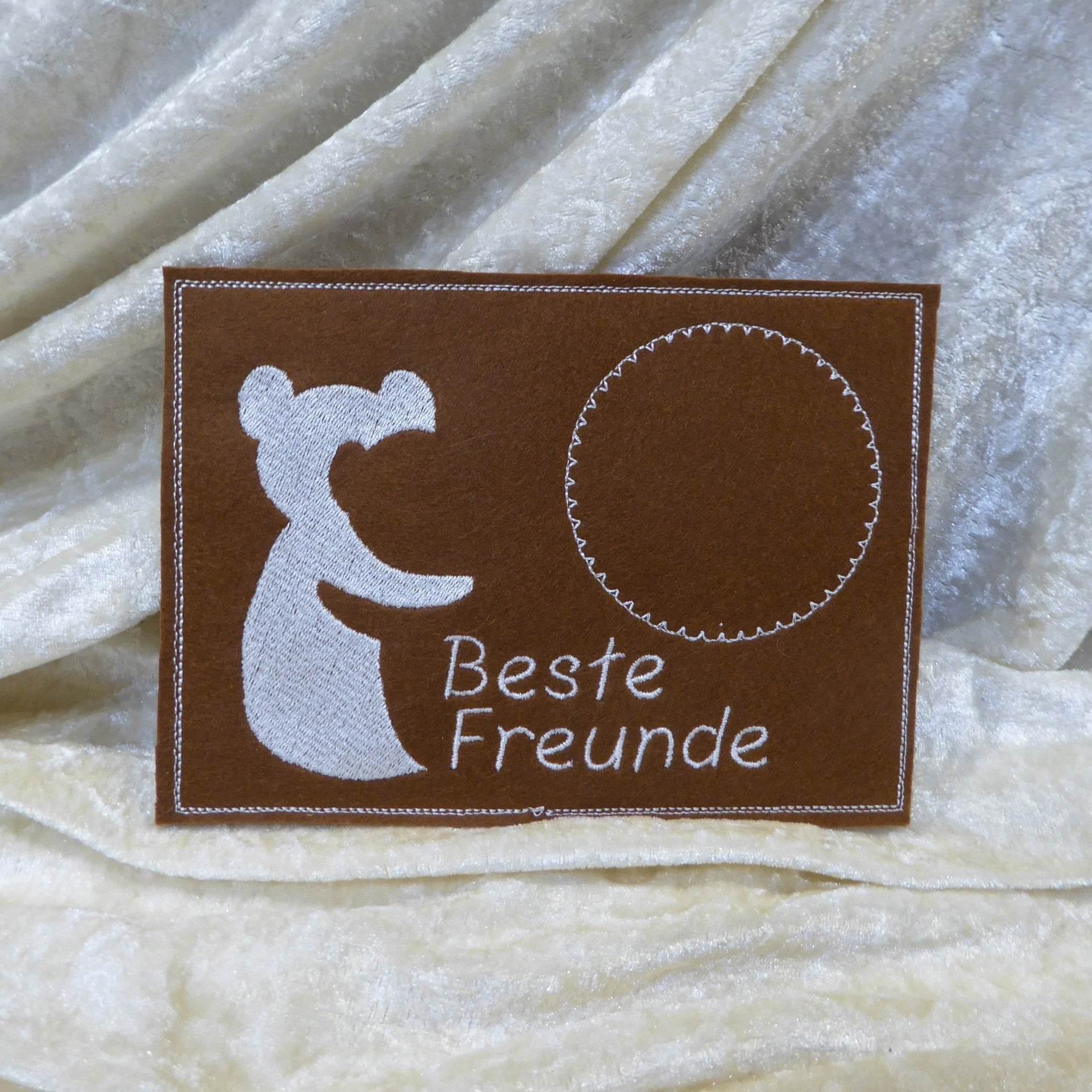 Schatten-Illusions-Stickdatei - TEDDYs - 10x10 18x13, Stickdatei - Sewando