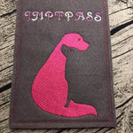 Schatten-Illusions-Stickdatei - Hunde Liebe 1 - 10x10 18x13, Stickdatei - Sewando
