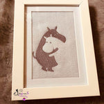 Schatten-Illusions-Stick - HIPPOS / NILPFERDE - 10x10 18x13, Stickdatei - Sewando