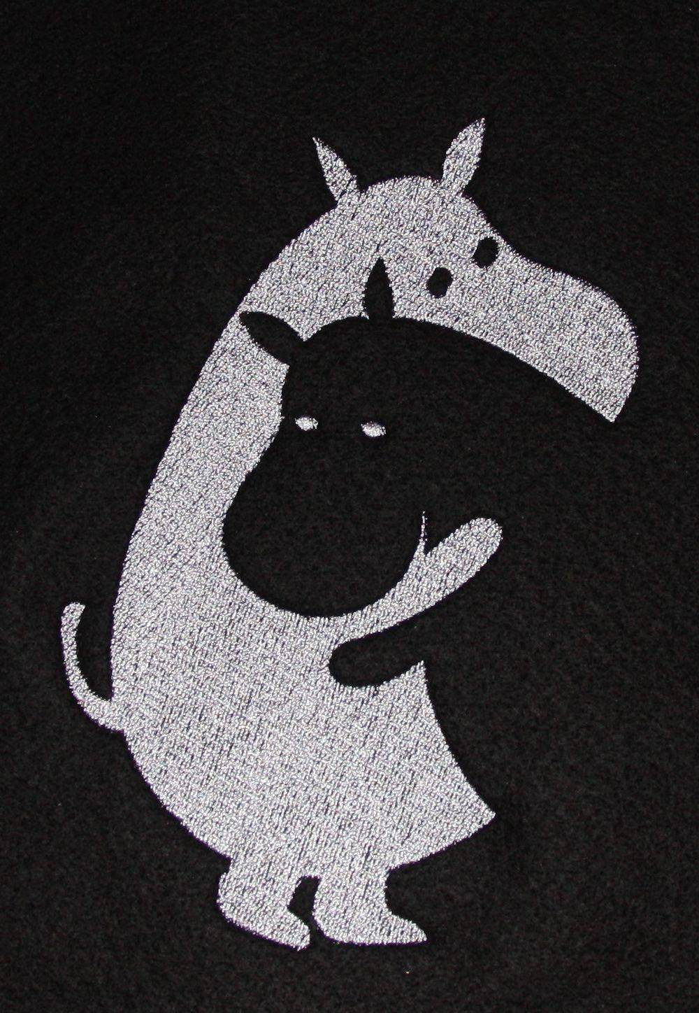 Schatten-Illusions-Stick - HIPPOS / NILPFERDE - 10x10 18x13, Stickdatei - Sewando