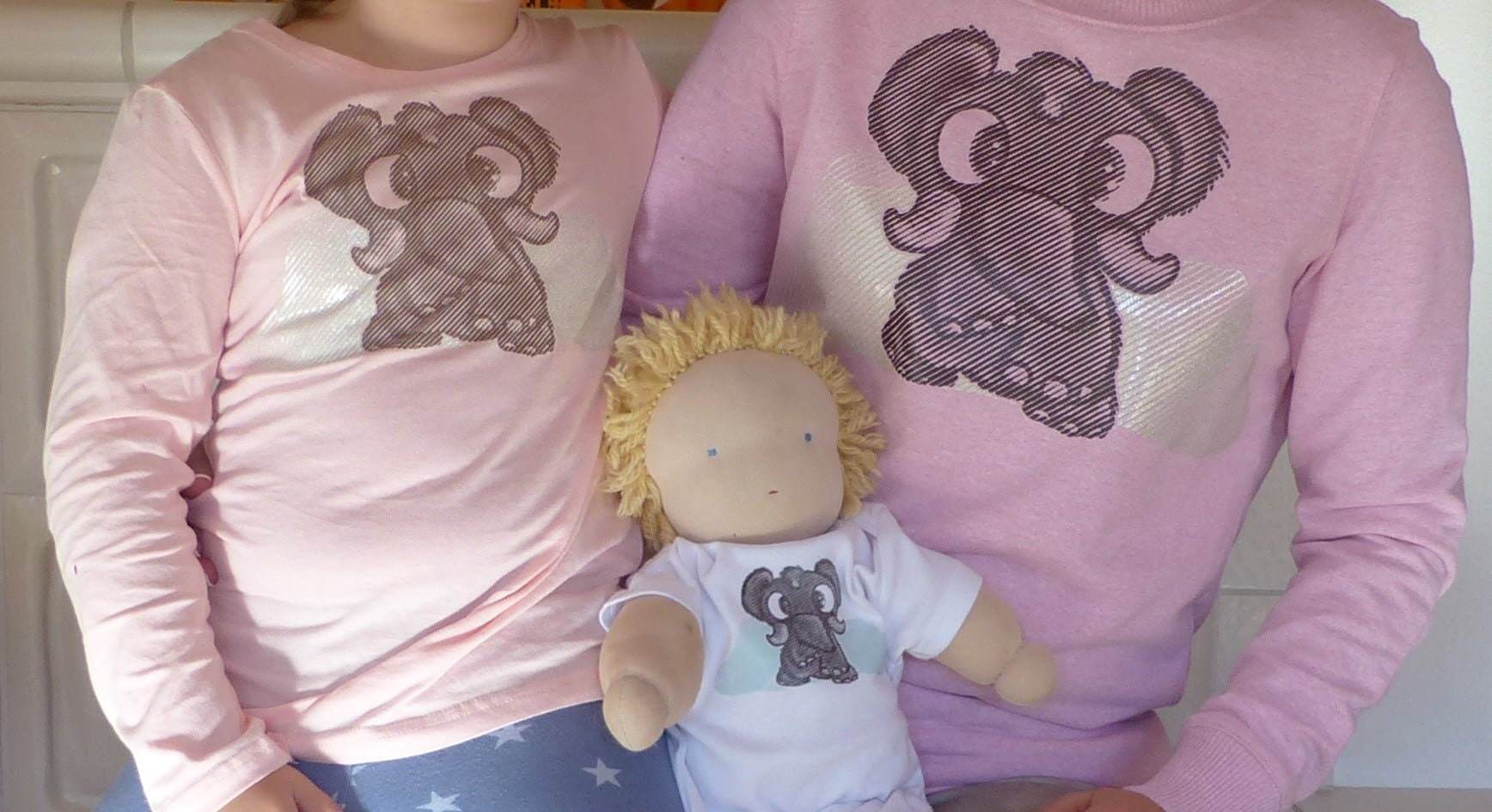 DATIMA - das Daddy-Tintenrebell-Mammut - Design mein Design, Plotter und Laser-Datei als SVG und DXF - Sewando