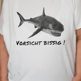 Hai LineArt Achtung bissig Foto Illusionsplott, Plotterdatei, Laserdatei - Sewando