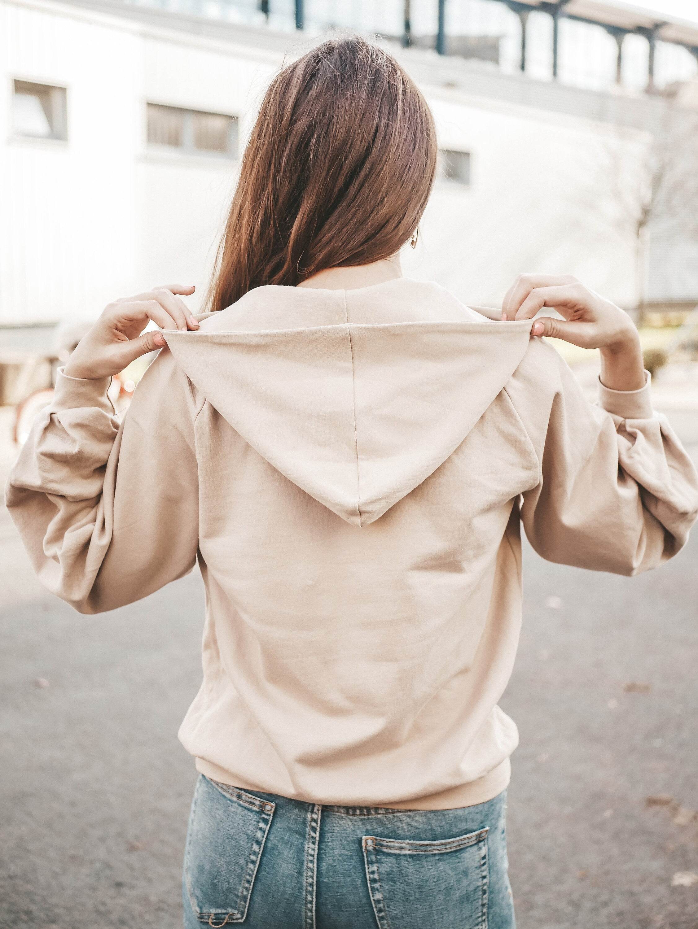 Sweater, Hoodie Damen ALLDAY HOODIE, Gr. 32-50, PDF Schnittmuster - Sewando