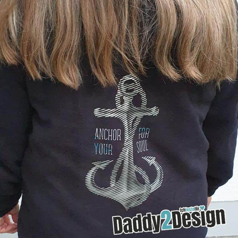 ANKER deiner Seele Anchor for your Soul LineArt, Plotter und Laser-Datei als SVG und DXF - Sewando