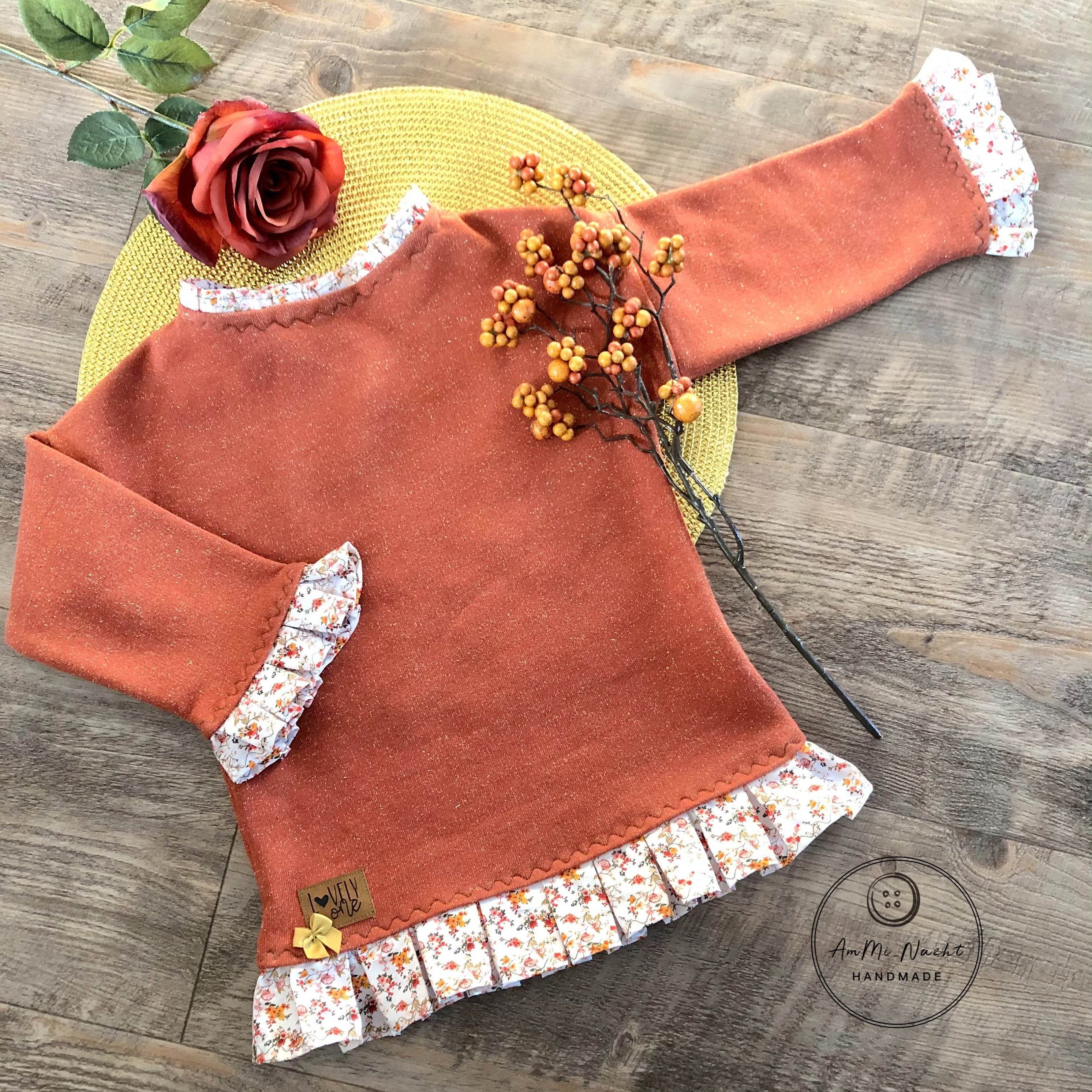 Schnittmuster Pullover /Pullikleid Lilly 2 in 1 für Mädchen Gr. 80-116 - Sewando