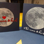 Plotterdatei MOND LineART - bis zum Mond und zurück - inkl Schriftzug und Template - Sewando