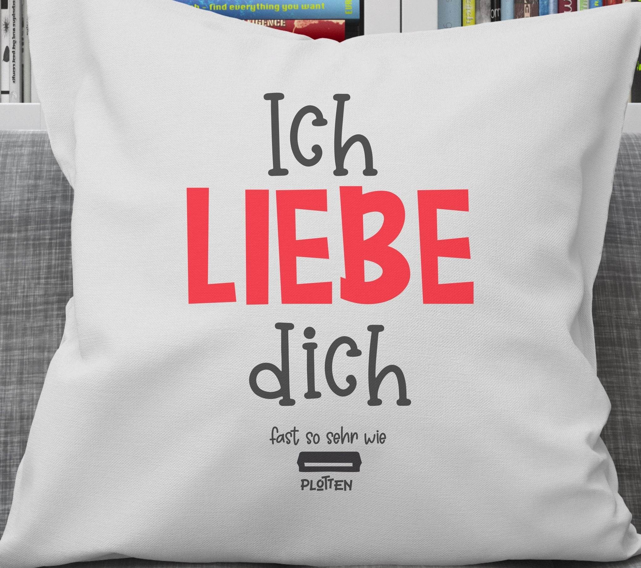 Plotterdatei Ich liebe Dich - Spass Motive inklusive Vorlage SVG und DXF PLOTT - Sewando