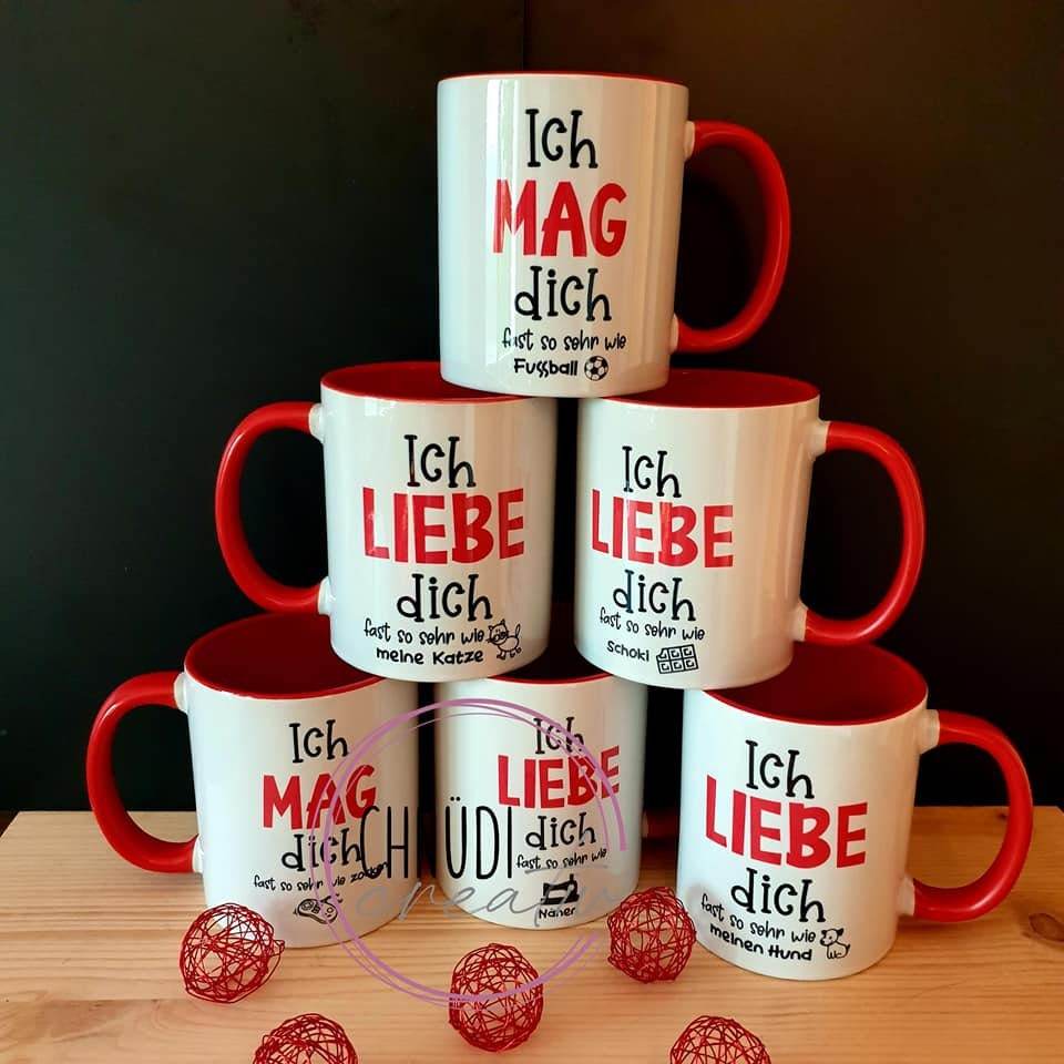 Plotterdatei Ich liebe Dich - Spass Motive inklusive Vorlage SVG und DXF PLOTT - Sewando