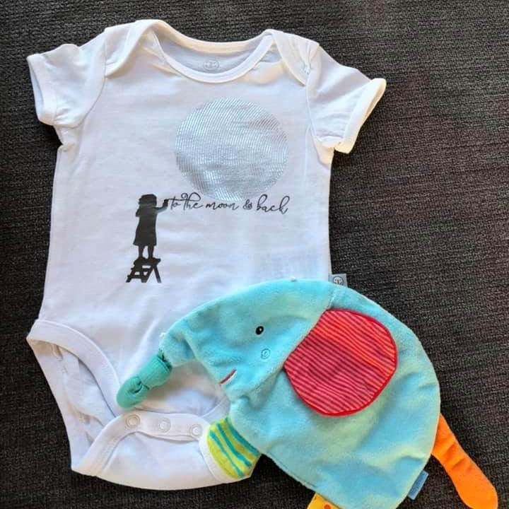 MOND LineART - bis zum Mond und zurück - KinderVersion, Plotter und Laser-Datei als SVG und DXF - Sewando