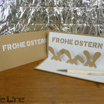 Plotterdateien-Bundle OSTERGIRLANDE + HASENOHREN svg + dxf - Sewando