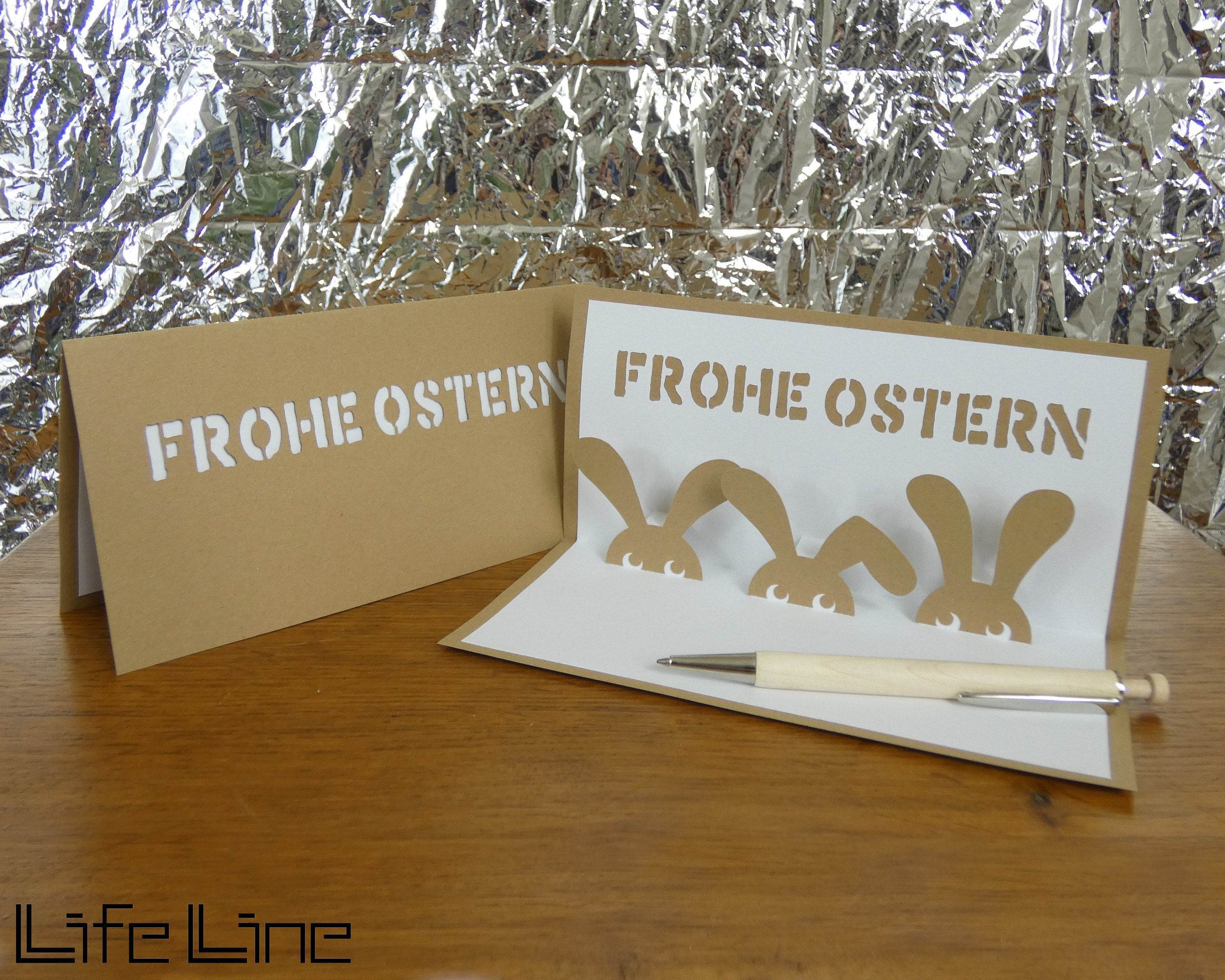 Plotterdateien-Bundle OSTERGIRLANDE + HASENOHREN svg + dxf - Sewando