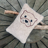 WärmeKissen Otter Stickdatei ITH mit Inlett 13x18 16x26 18x30 Kirschkernkissen Dinkelkissen Kissen Wärmekissen