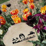 Bauernhof Garten Wiese Weide MULTIPLOTT, Plotter- Laser-Datei als SVG und DXF - Sewando