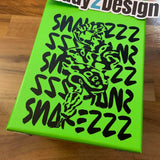 SNAKEZZZ Schlange Teens und Style Version, Plotterdatei als SVG und DXF - Sewando