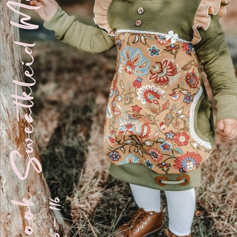 Schnittmuster Sweatkleid Milli Gr. 86-110 - Sewando