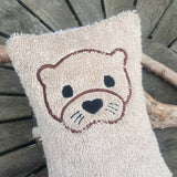 WärmeKissen Otter Stickdatei ITH mit Inlett 13x18 16x26 18x30 Kirschkernkissen Dinkelkissen Kissen Wärmekissen