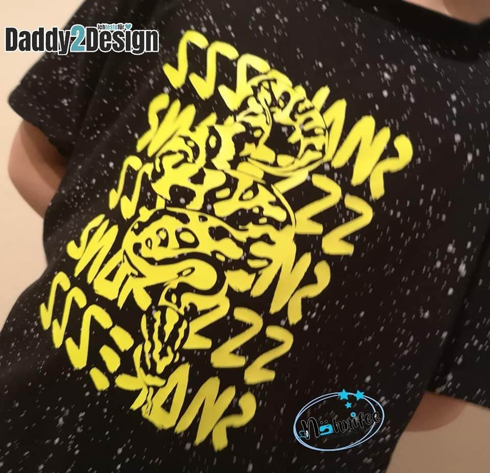 SNAKEZZZ Schlange Teens und Style Version, Plotterdatei als SVG und DXF - Sewando